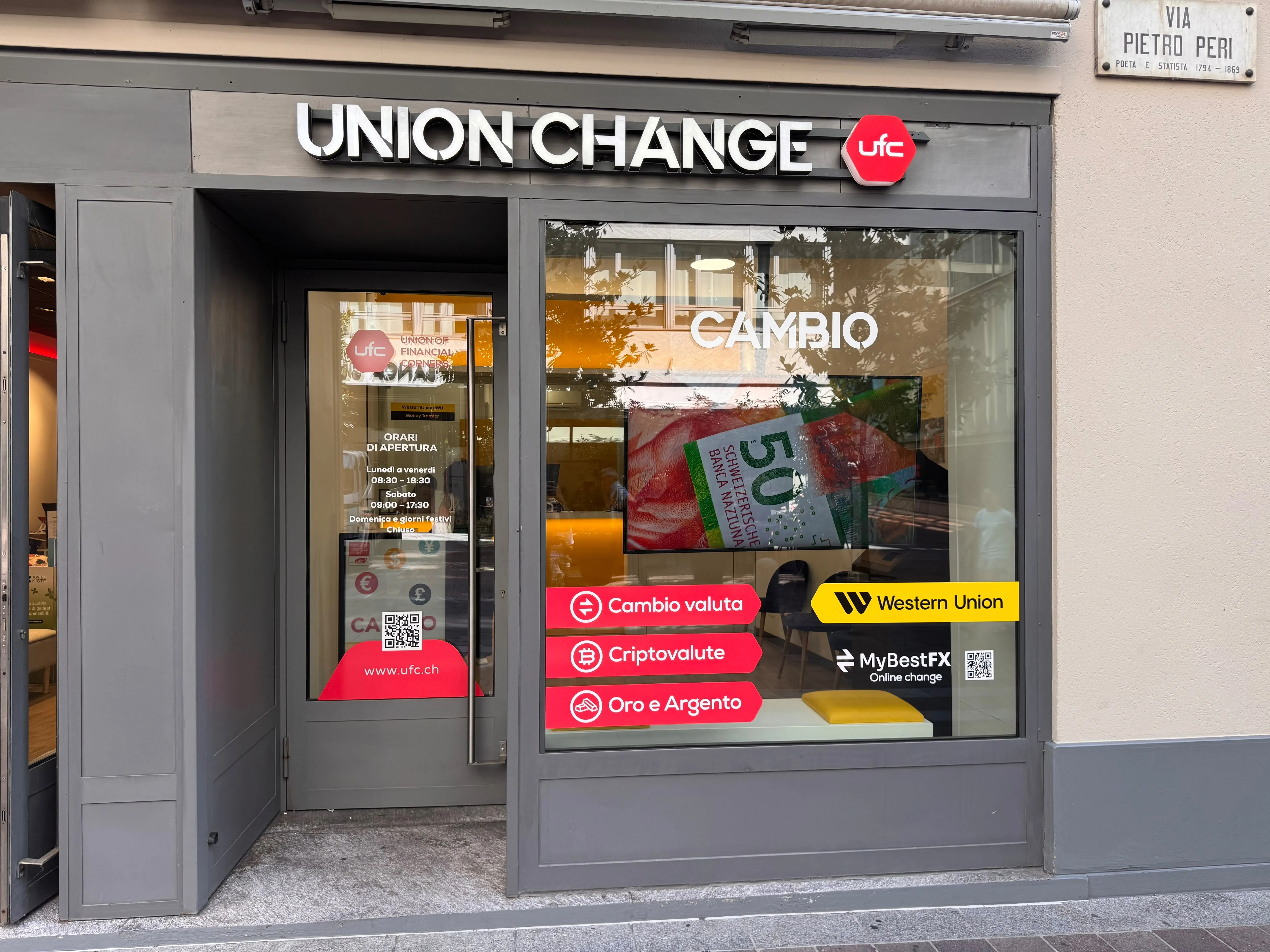 Cambio & WU, Lugano